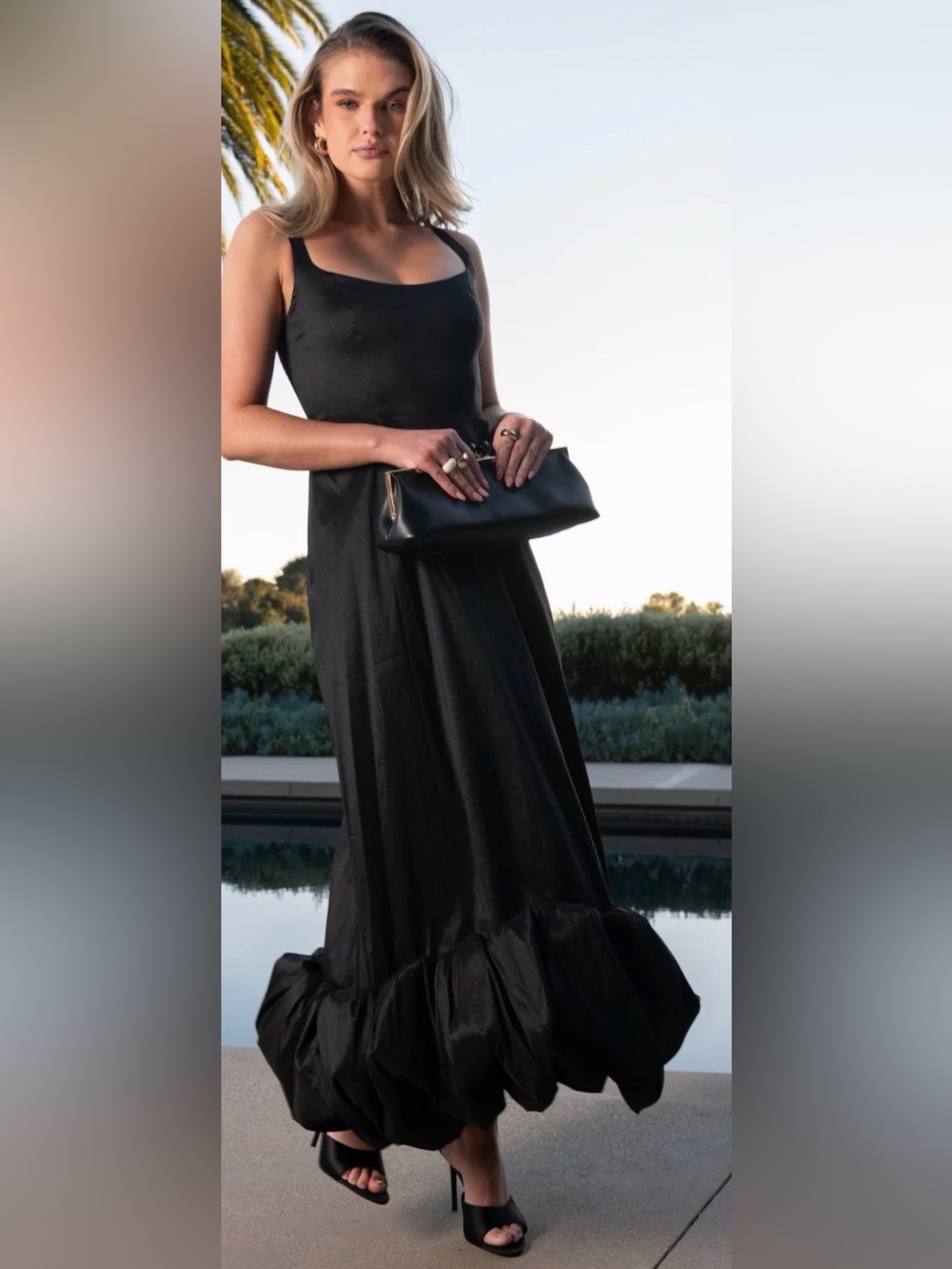 Show Me Your MuMu Rebecca Midi Dress Black